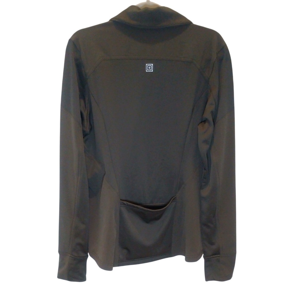 5.11 Tactical Womens Asymmetrical Zip Softshell Jacket Ranger Green Large 62075 - Picture 4 of 16